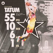 塔图姆55分创全明星纪录 荣获个人全明星首个MVP
